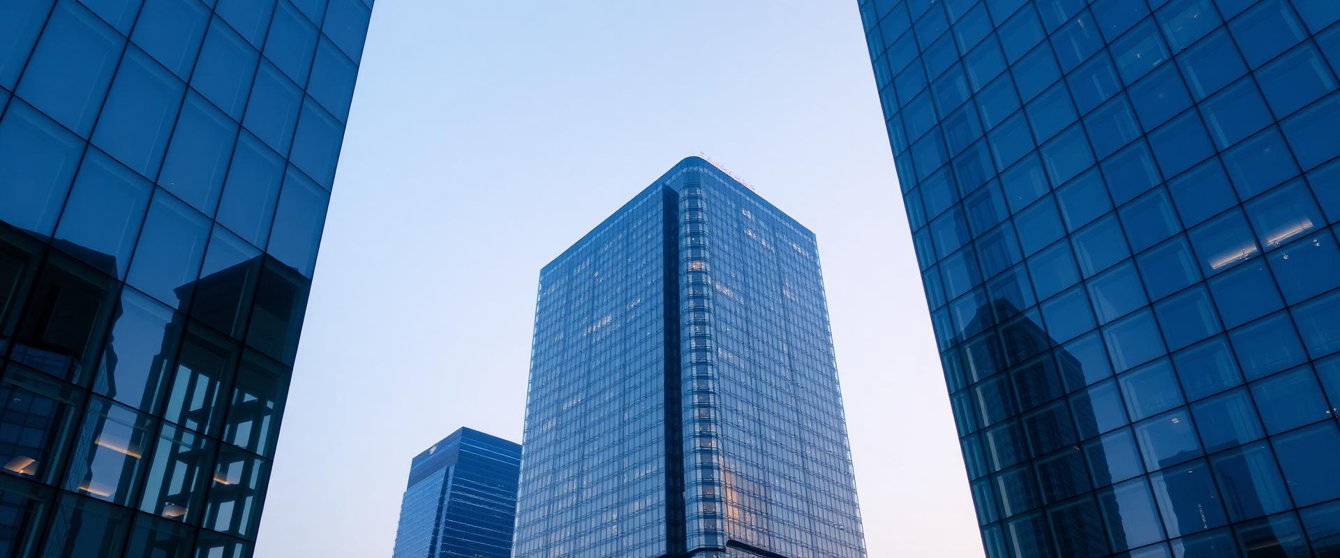 Abstract Dubai architecture at dawn, representing NYXORIS Digital Management